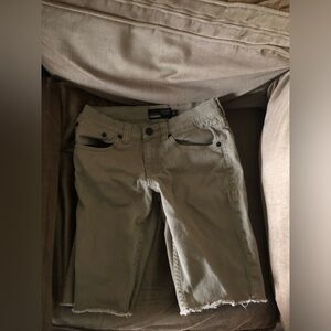 Tan Skinny Cut Off Shorts- 995 $20 or $15 w/offer